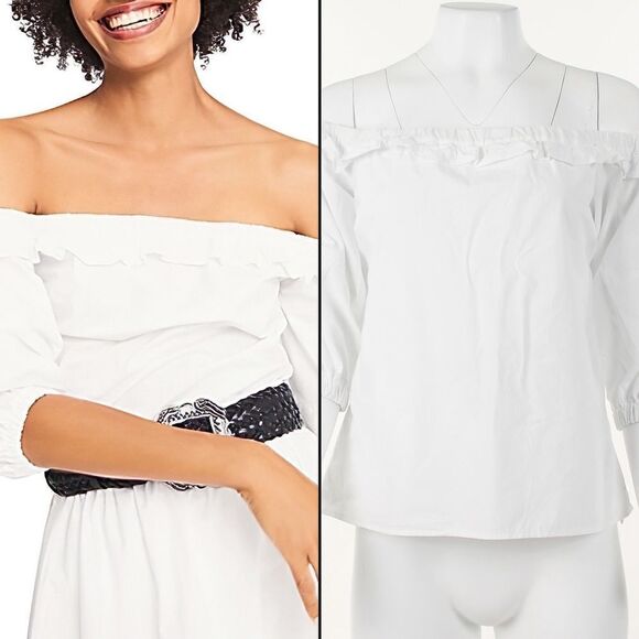 Ba&sh Pascal Off-the-Shoulder Top - Picture 1 of 5